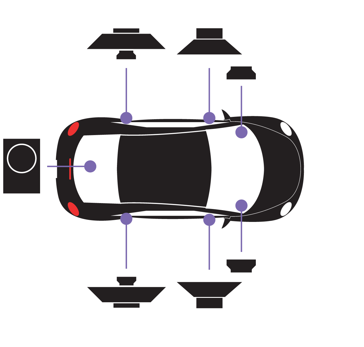 R constant serveerster VW Jetta VII | sedan (2015-2021) | Focal Inside